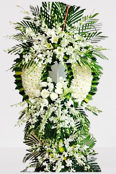 Mẫu hoa chia buồn | Vòng hoa tang lễ | hoatuoibinhduong.vn